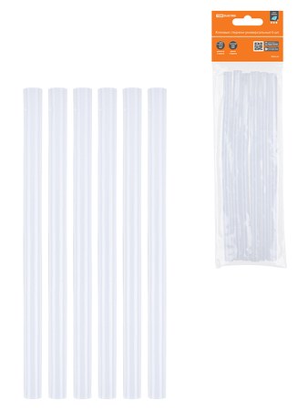 Клеевые стержни универсальные, 11,3 мм x 300 мм, 8 шт, 