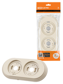 Рамка 2-х постовая слоновая кость «Виви» TDM - СКЛАД13.РФ