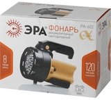 Фонарь ЭРА PA-602 прожектор АЛЬФА 19*LED литий 3Ач ЗУ 220V+12V карт - СКЛАД13.РФ