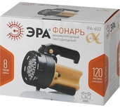 Фонарь ЭРА PA-602 прожектор АЛЬФА 19*LED литий 3Ач ЗУ 220V+12V карт - СКЛАД13.РФ