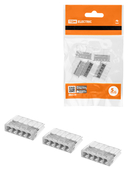 Строительно-монтажная клемма КБМ-2273-235 (2,5мм2) с пастой (5 шт/упак) TDM - СКЛАД13.РФ