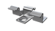 Кляймер рядный металл.нержавеющий для террас. доски 140*20 мм PG DENPASAR 12*20*40 мм хром КНР - СКЛАД13.РФ