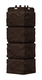 Угол Grand Line Колотый камень Classic шоколадный 392*150 мм - СКЛАД13.РФ