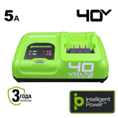 Быстрое зарядное устройство GREENWORKS G40UC6 40В 5А - СКЛАД13.РФ