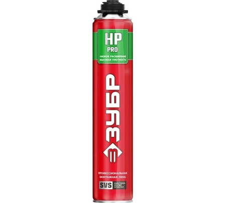 Пена монтажная пистолетная с низким расширением ЗУБР PRO HP 800мл - СКЛАД13.РФ