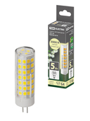 Лампа светодиодная G4-5 Вт-230 В-6500 К, SMD, 16x55 мм TDM - СКЛАД13.РФ