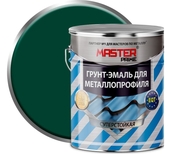 Грунт-эмаль для металлопрофиля MASTER PRIME зеленый мох RAL6005 20кг - СКЛАД13.РФ