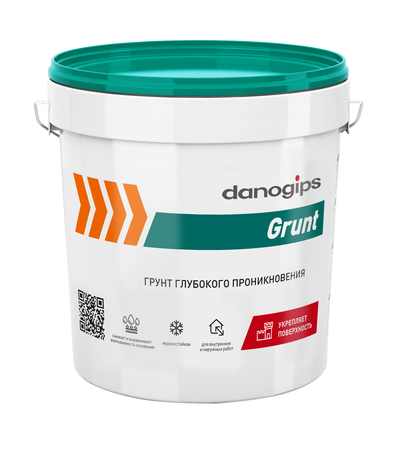 Грунтовка глубокого проникновения DANOGIPS DANO GRUNT 10л - СКЛАД13.РФ