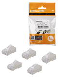 Разъем RJ-45 FTP для кабеля категории 5Е, 8P8C (5 шт), TDM - СКЛАД13.РФ