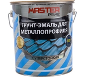 Грунт-эмаль для металлопрофиля MASTER PRIME шоколадно-коричневый RAL8017 4кг - СКЛАД13.РФ