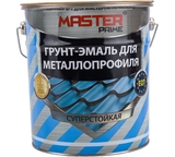 Грунт-эмаль для металлопрофиля MASTER PRIME шоколадно-коричневый RAL8017 4л - СКЛАД13.РФ