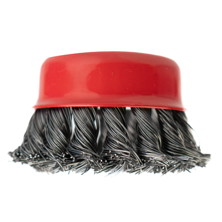 Щетка чашечная для УШМ кручёная проволка стальная 65мм М14 Headrock - СКЛАД13.РФ