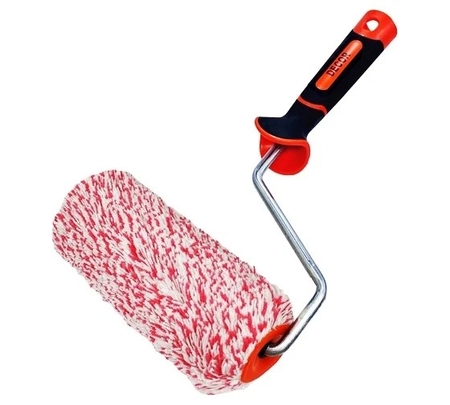 Валик фасадный 180мм d50мм ручка 8мм ворс 24мм полиакрил премиум Decor - СКЛАД13.РФ