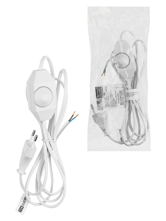 Шнур с плоской вилкой и светорегулятором 