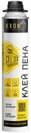 Клей-пена монтажная профессиональная KRONbuild 850мл - СКЛАД13.РФ