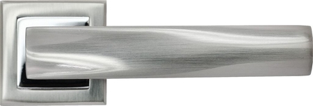 Ручка дверная RAP 14-S SN/CP Белый никель/хром Rucetti - СКЛАД13.РФ