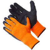 Перчатки утепленные оранжевые с черным обливом размер L-XL Адмирал - СКЛАД13.РФ