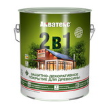 Акватекс Покрытие защитно-декоративное 2в1 2,7л Сосна - СКЛАД13.РФ