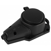 Колодка ЭРА каучуковая с заземлением 1 розетка 16A IP44 KX-1e-B-IP44 черная - СКЛАД13.РФ