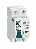 Автоматический выключатель диф. тока АВДТ 1Р+N 40А 30мА тип AC х-ка C ДИФ-103 4.5кА DEKraft - СКЛАД13.РФ
