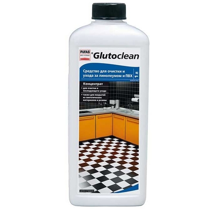 Glutoclean Средство для очистки и ухода за линолеумом и ПВХ 1л - СКЛАД13.РФ